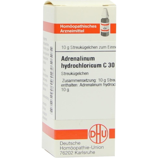 Adrenalinum Hydrochloricum C 30 Globuli