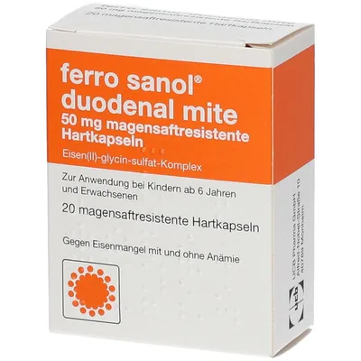 Ferro Sanol duodenal mite 50 mg Hartkapseln