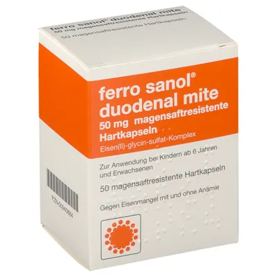 Ferro Sanol duodenal mite 50 mg Hartkapseln