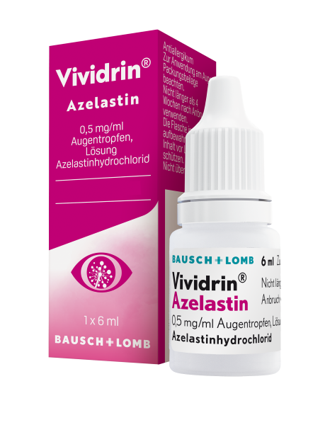 Vividrin Azelastin 0,5 Mg/Ml Augentropfen