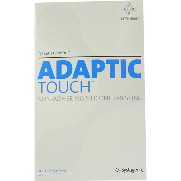 Adaptic Touch 5X7,6 Cm Nichthaft.Sil.Wundauflage