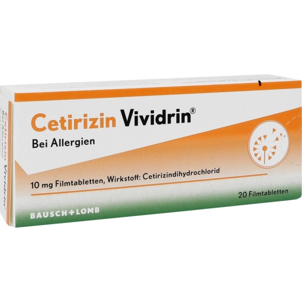Cetirizin Vividrin 10 Mg Filmtabletten