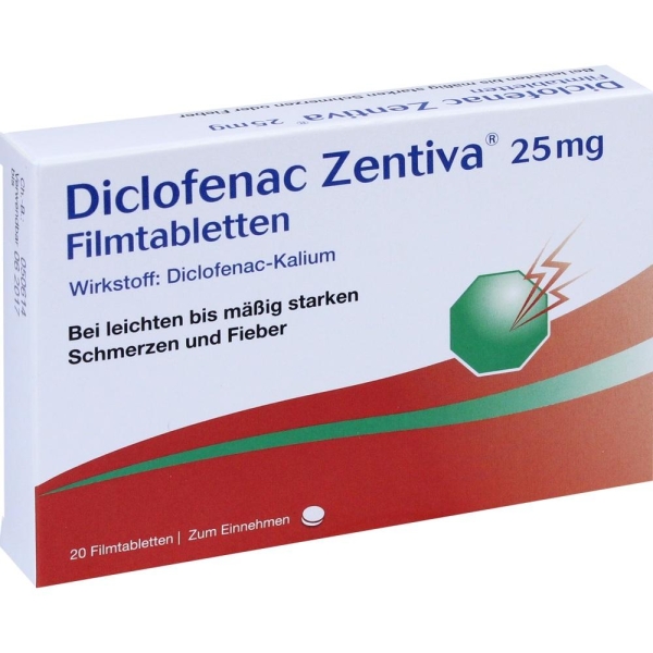 Diclofenac Zentiva 25Mg