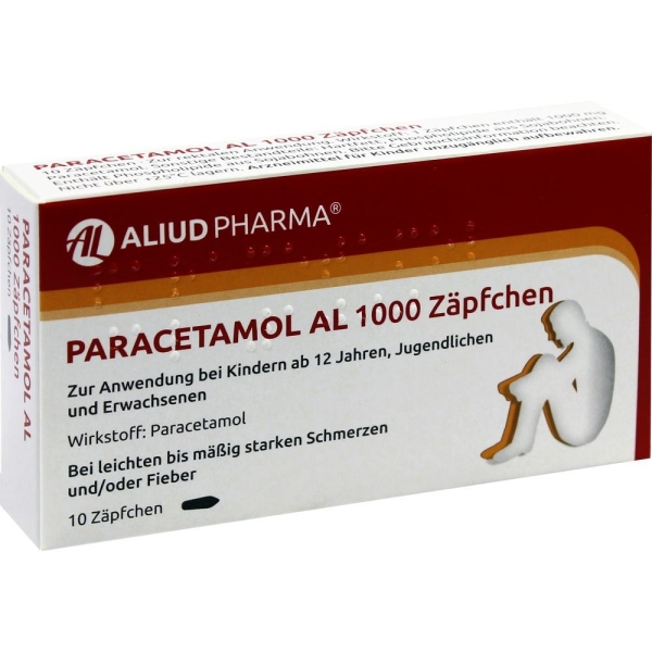 Paracetamol Al 1.000 Suppositorien