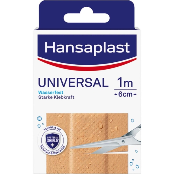 Hansaplast Universal Pflaster Wasserfest 6 Cmx1 M