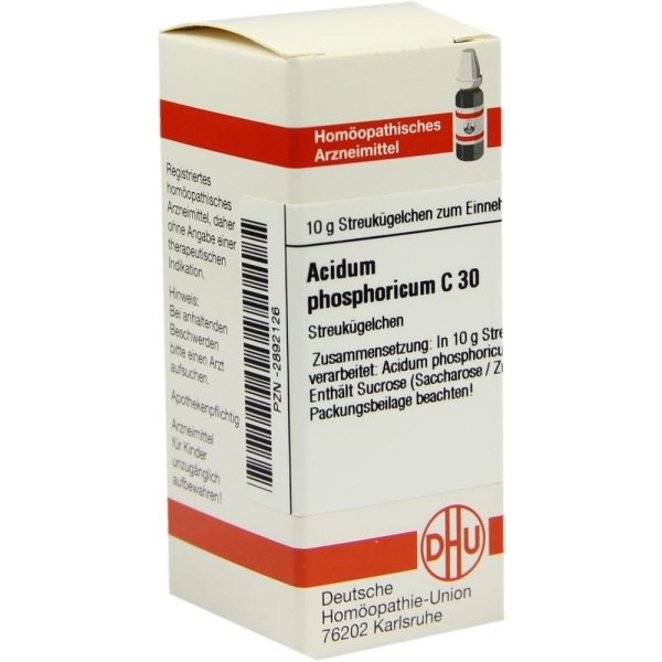 Acidum Phosphoricum C 30 Globuli